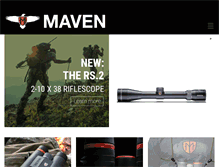 Tablet Screenshot of mavenbuilt.com